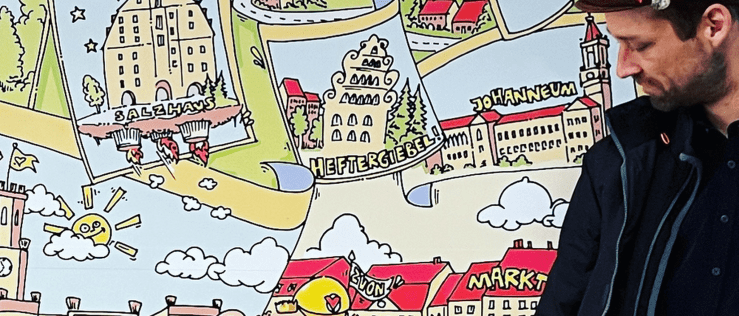 Wimmelbild Bahnhof Zittau